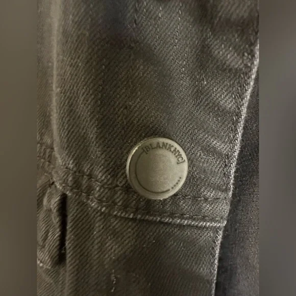 Unique Botanical Floral & Hummingbird Embroidered Black Denim Jacket M - Picture 9 of 16